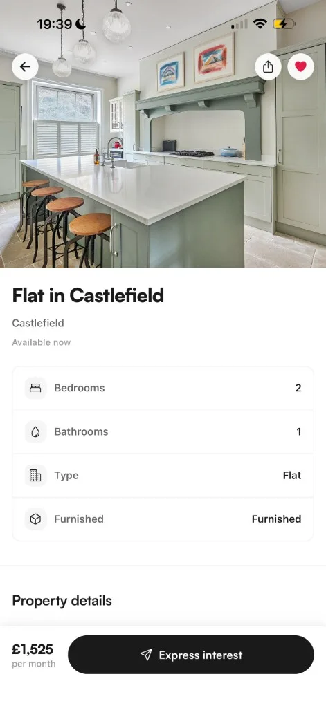A Staylo listing in Castlefield